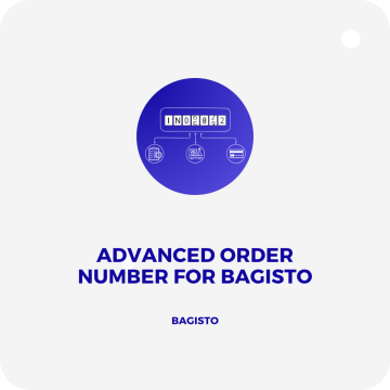 Advanced order number for bagisto
