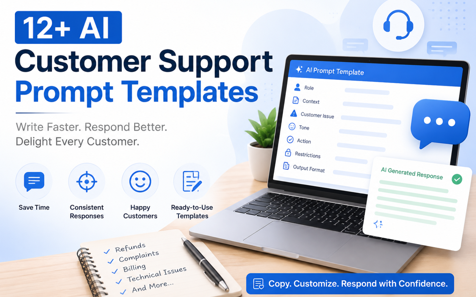 Customer Support Prompt Templates: 12+ AI Scripts (2026)