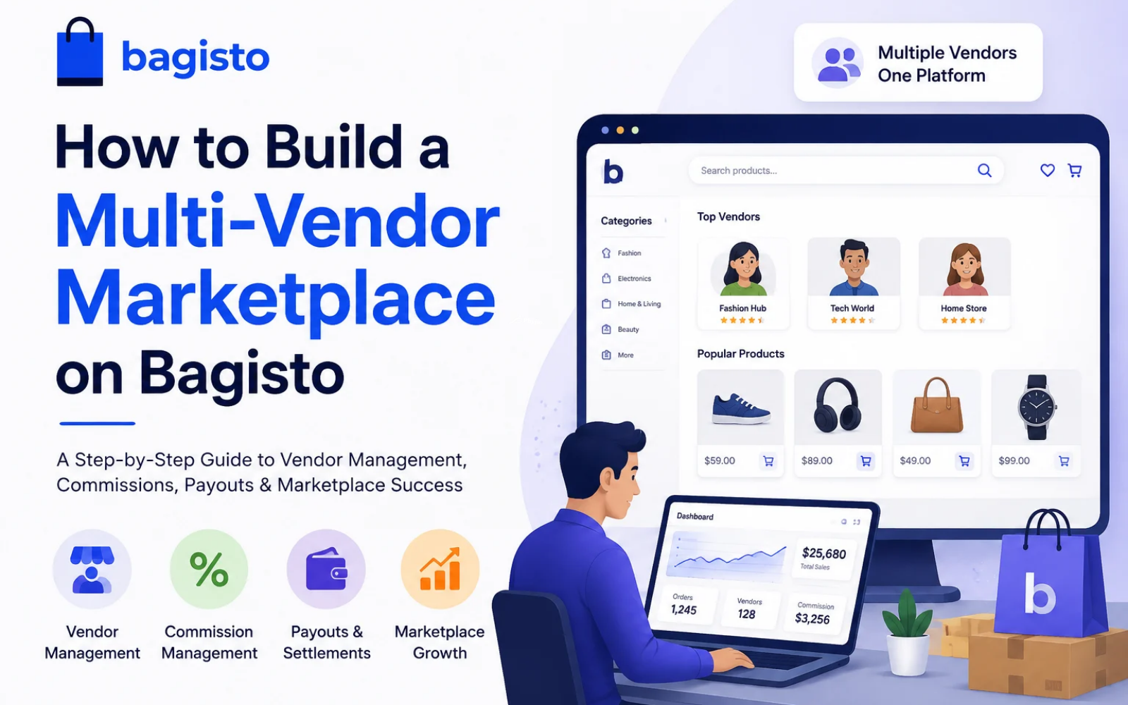 How to Build a Multi-Vendor Marketplace on Bagisto