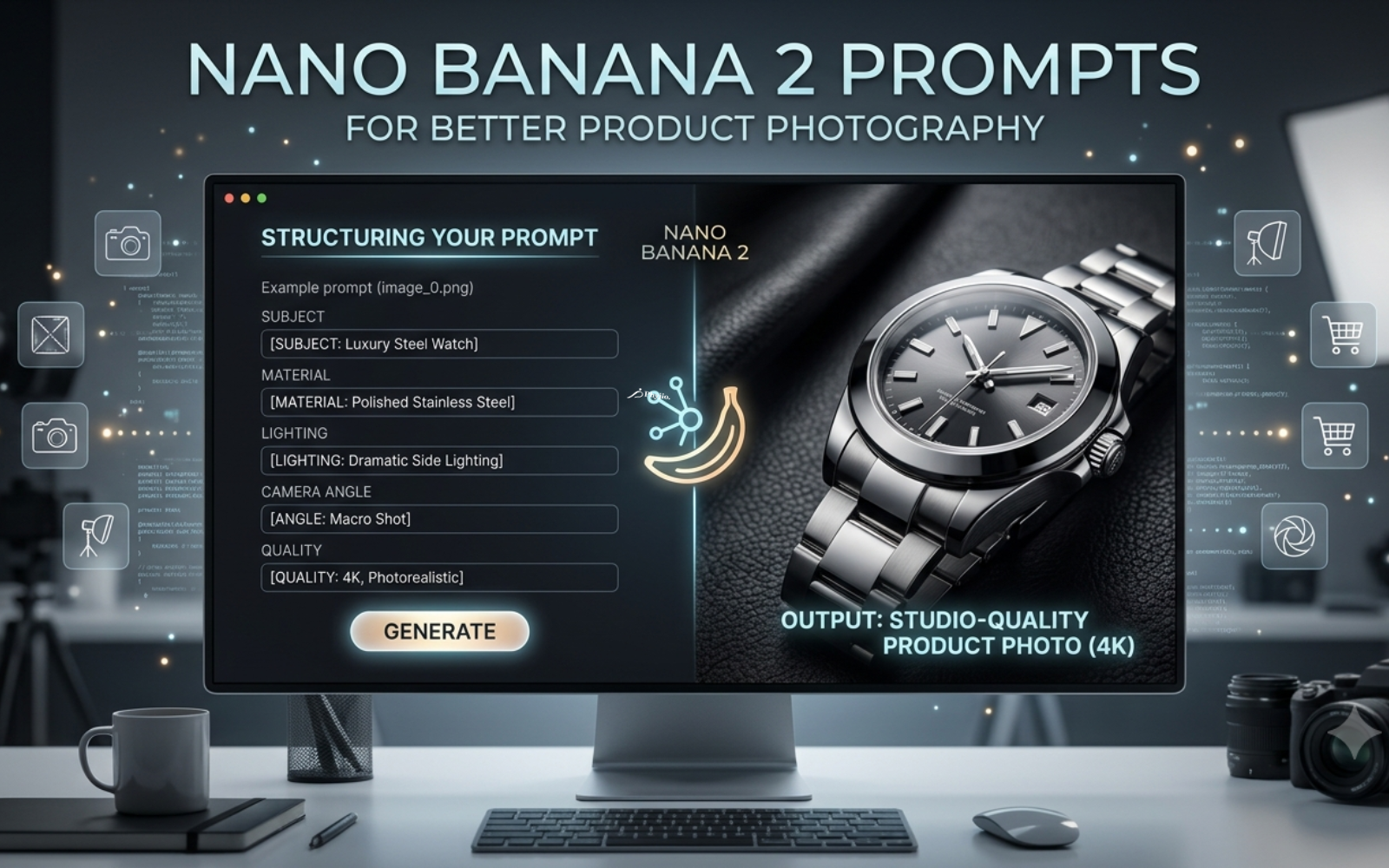 Nano Banana 2 Prompts for Better Product Photography