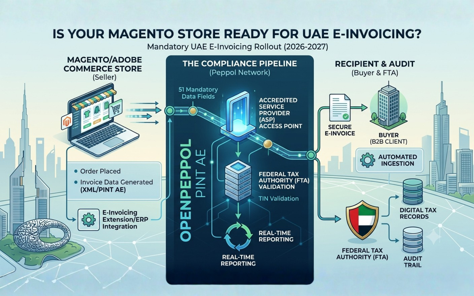 UAE E-Invoicing: Is Your Magento/Adobe Store Ready?