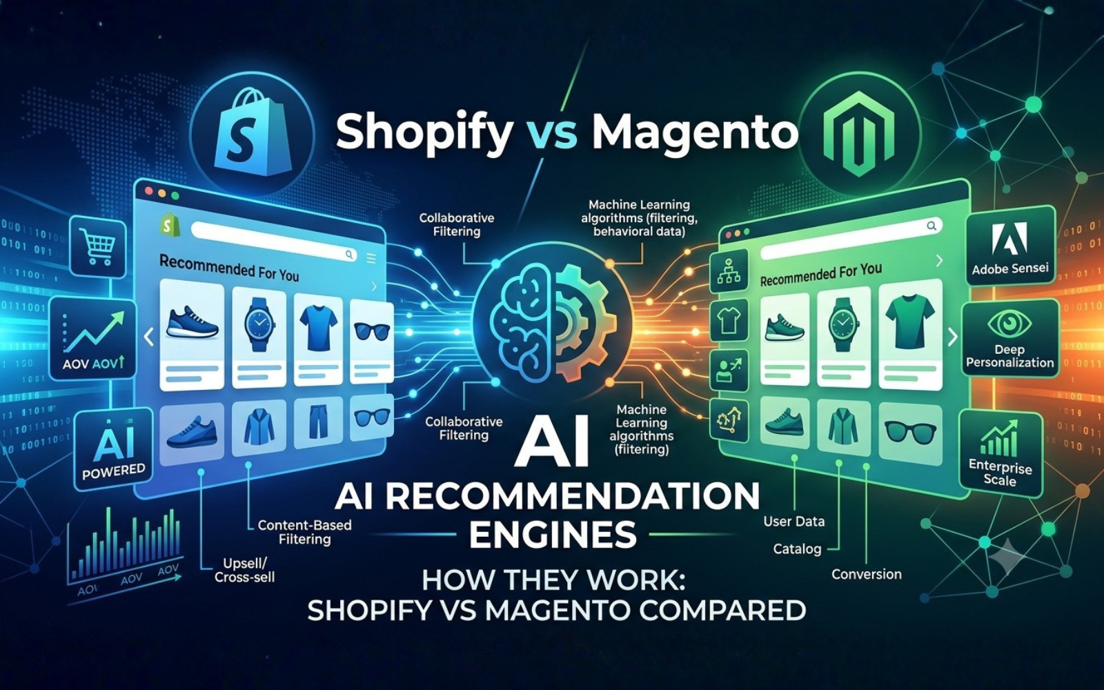 AI Product Recommendation Engines: Shopify vs Magento (2026 Guide)