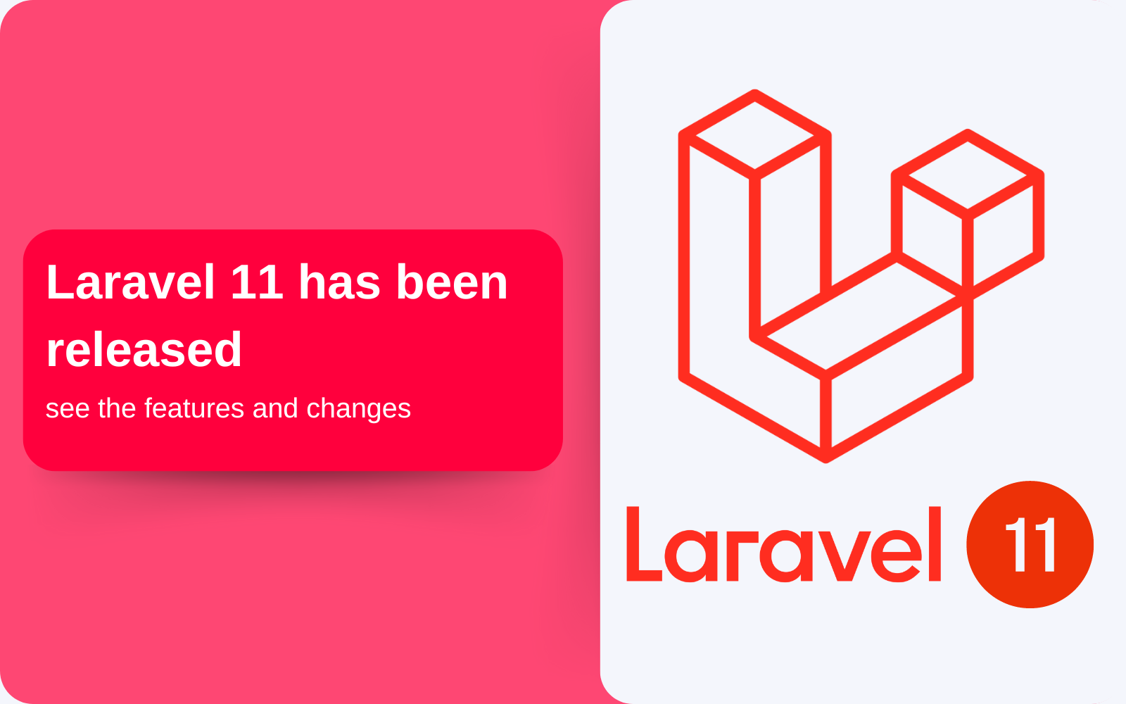 Laravel 11 has been released, see the features and changes