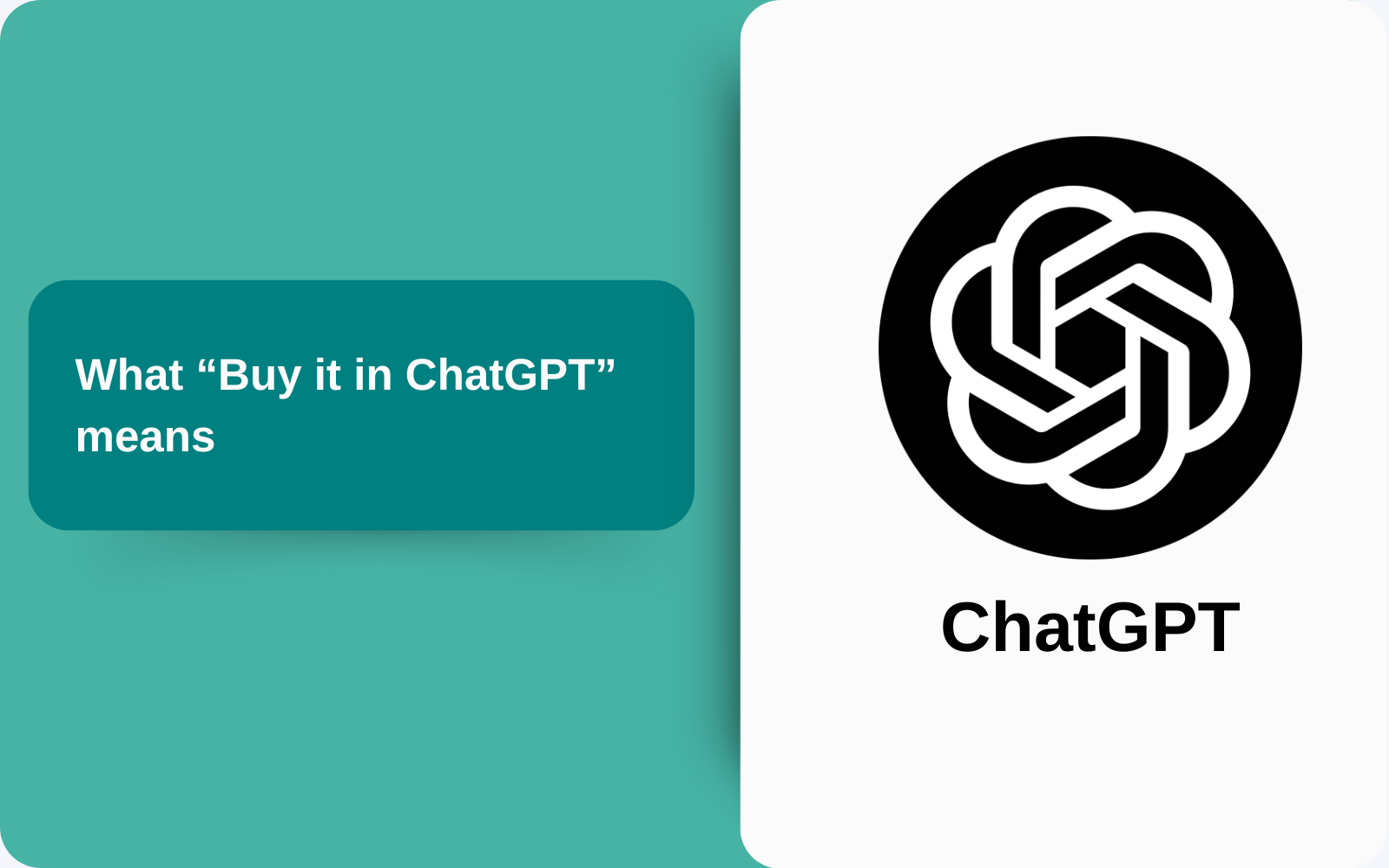 What “Buy it in ChatGPT” means