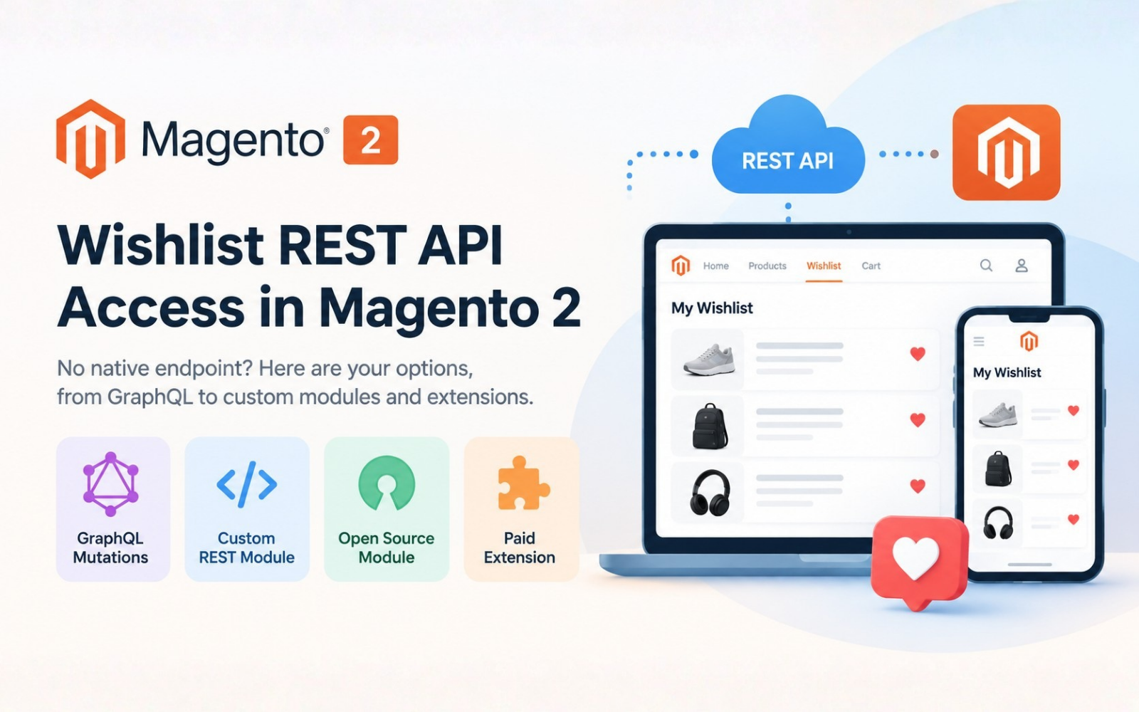 Magento 2 Wishlist REST API: Options, Setup and Auth
