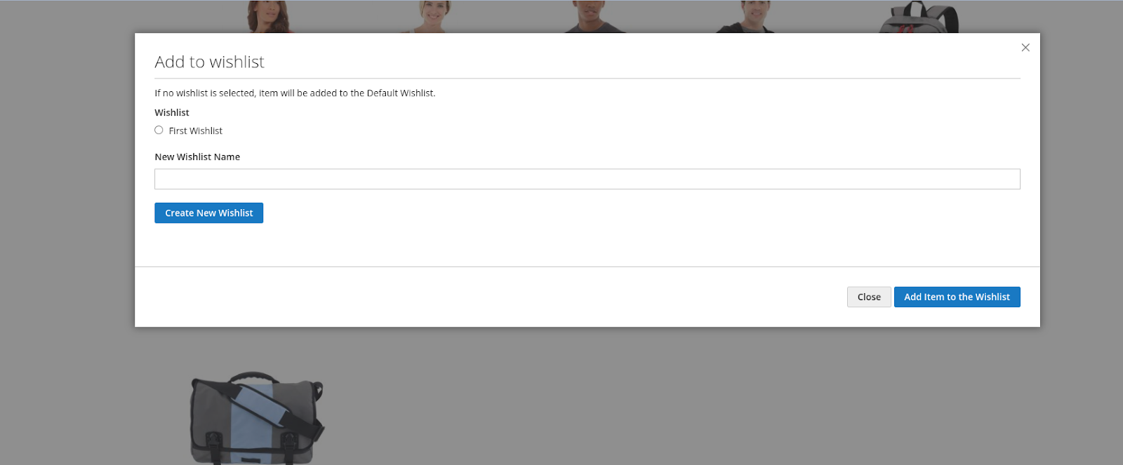 Add Item into Multiple Wishlist