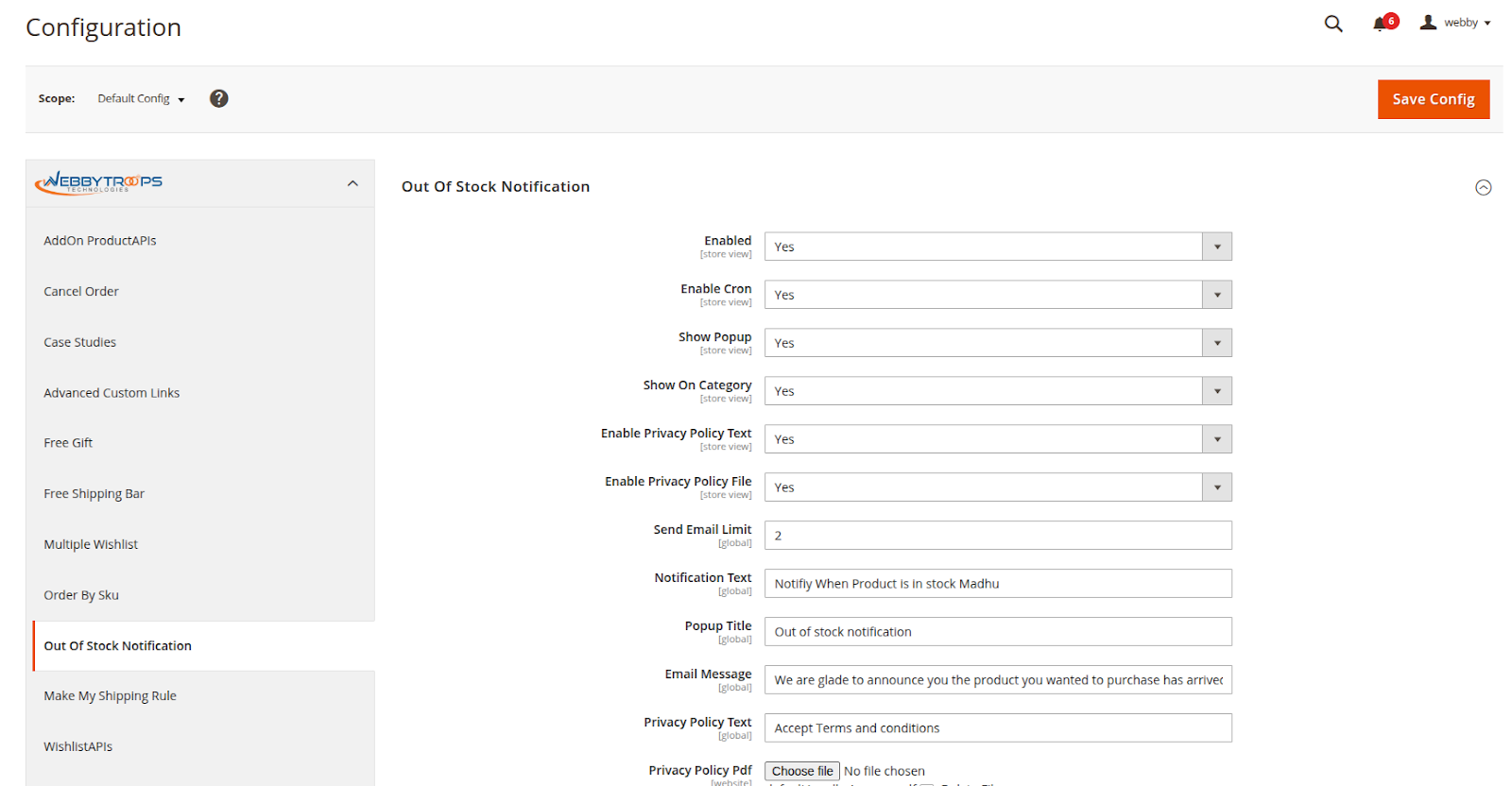 How to enable the extension?