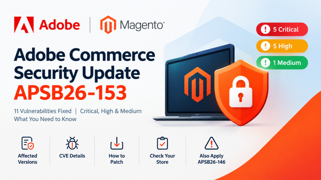 Adobe Commerce Security Update Graphic